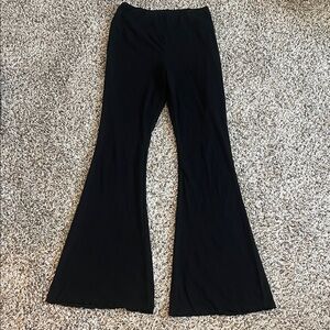 No Boundaries Black Ribbed Pants